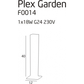Plex Garden lampa ogrodowa...